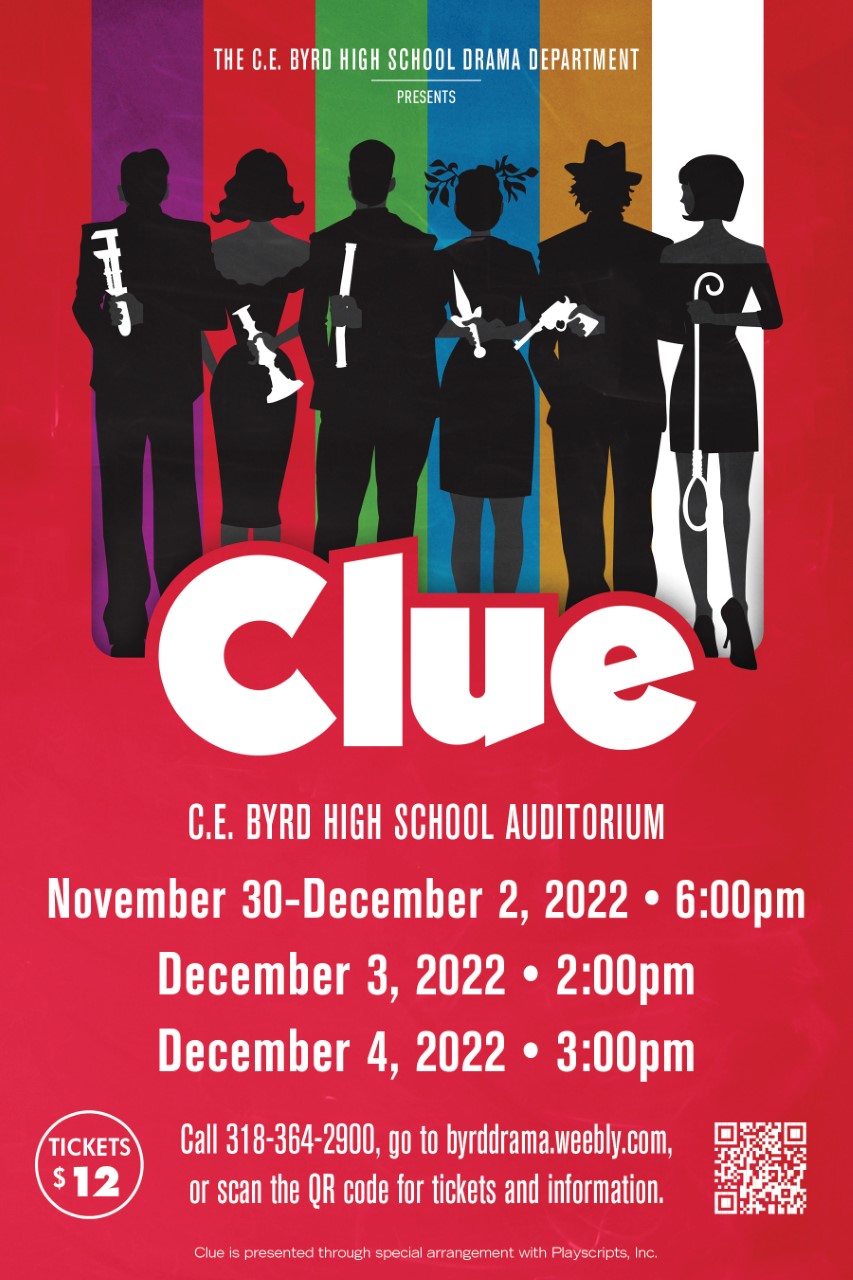Local Level Events Byrd Drama Clue Onstage! Ticket Sales