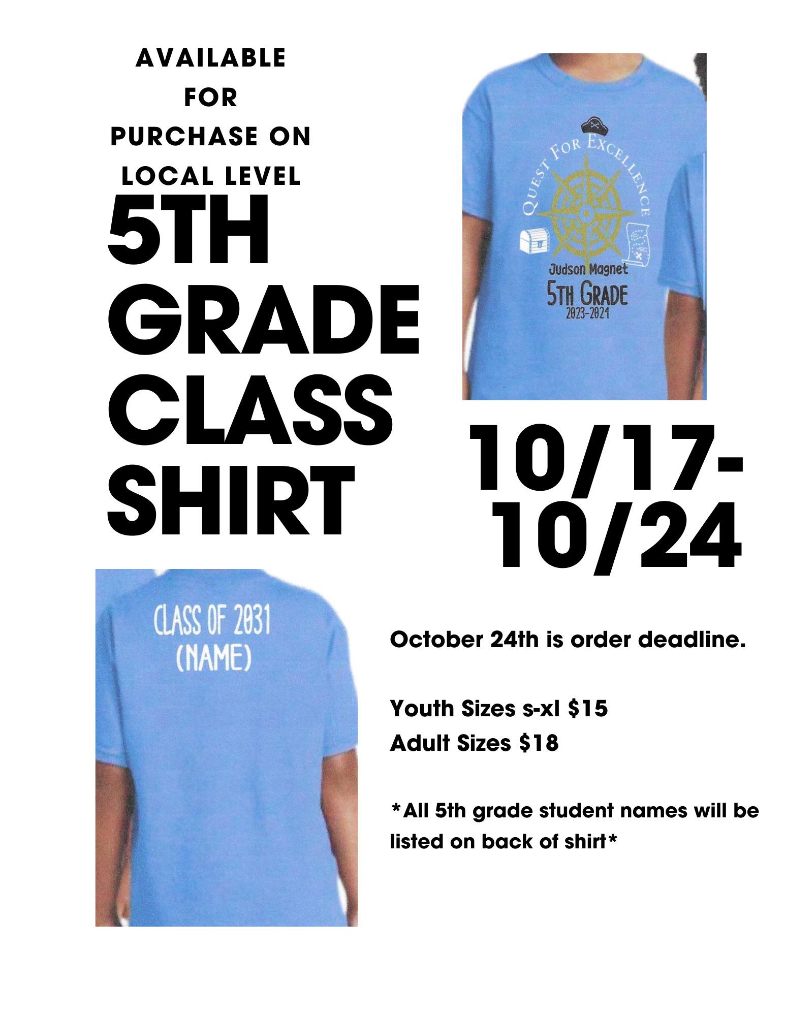 Local Level Events - Turner Elementary/Middle School Spirit Wear